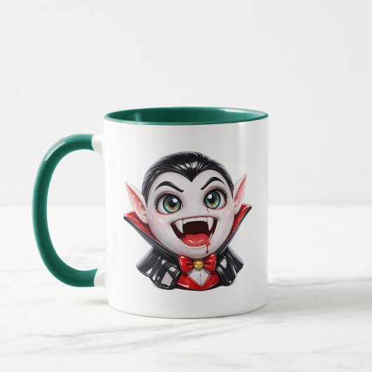 かわいい吸血鬼のキャラクター マグカップ (左)