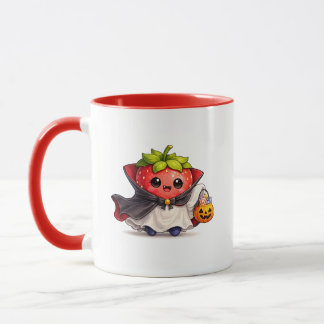 かわいい吸血鬼イチゴハロウィンマグカップ マグカップ