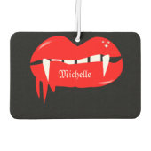 かわいい吸血鬼リップドリップハロウィーン カーエアーフレッシュナー (裏面)