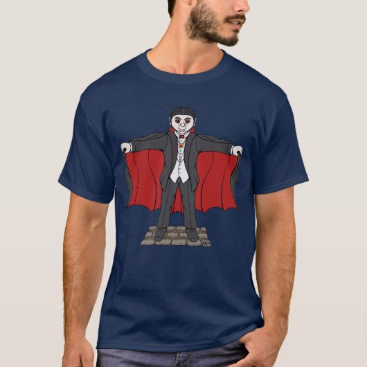かわいい吸血鬼/ドラキュラ Tシャツ (正面)