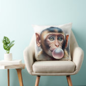 かわいい吹サルの泡ガム クッション (椅子)