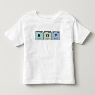 かわいい周期表BOY トドラーTシャツ