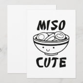 かわいい味噌 サンキューカード (正面/裏面)