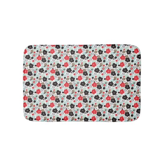 かわいい和柄デザイン バスマット (正面)