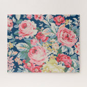 かわいい咲くフローラ ジグソーパズル (横)