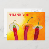 かわいい唐辛子ホラアミゴカスタマイズおもしろい可能 ポストカード (正面/裏面)