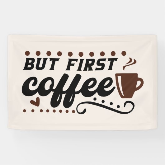 かわいい喫茶店 横断幕 (横)