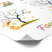 かわいい四季の赤ちゃんの部屋 ポスター (角)