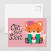 かわいい回復お祈りポストカード ポストカード (正面/裏面)