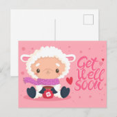 かわいい回復お祈りポストカード ポストカード (正面/裏面)