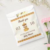 かわいい回転木馬男女兼用の赤ちゃんシャワー フェイバーバッグ (封をした状態)