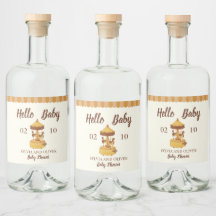 かわいい回転木馬男女兼用の赤ちゃんシャワー