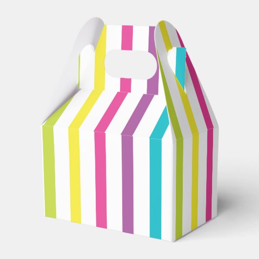 かわいい回転木馬馬テーマパークパーティーボックス フェイバーボックス (裏面サイド)