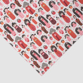 かわいい図解入りの、写真付きのこ日本のけし 薄葉紙 (詳細)