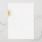 かわいい図解入りの、写真付きのエンジェルクリスマスフォイルホリデーカード 箔シーズンカード (裏面)