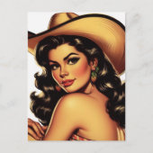 かわいい国のピンアップ ポストカード (正面)