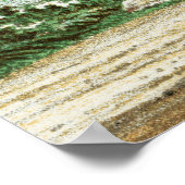 かわいい国のヴィンテージ馬の装飾ポスター ポスター (角)