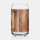 かわいい国フクロウの恋人が名前を追加 ガラス缶 (左)