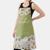 かわいい国フローラの女性の名前パーソナライズされた エプロン (インサイチュ)