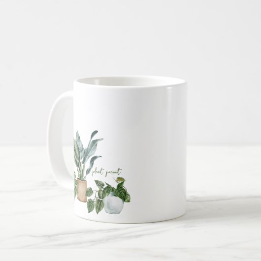 かわいい園芸植物の親 コーヒーマグカップ (正面左)