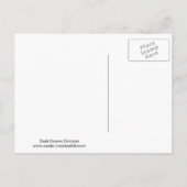 かわいい地中海のサマーレモンフルーツアートパターン ポストカード (裏面)