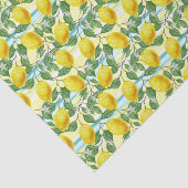 かわいい地中海のサマーレモンフルーツアートパターン 薄葉紙 (詳細)