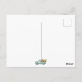 かわいい地元で育てられた水彩 ニュートラルベビーシャワー ポストカード (裏面)