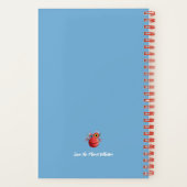 かわいい地球を守るコレクション スパイラルノートブック ノートブック (裏面)