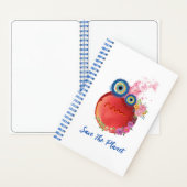 かわいい地球を守ろうコレクション スパイラルノートブック ノートブック (内側)