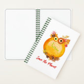 かわいい地球を守ろうコレクション スパイラルノートブック ノートブック (内側)