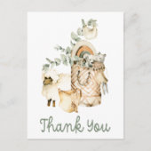 かわいい坊（ぼ）保（ほう）のベビーシャワー贈り物ありがとう ポストカード (正面)