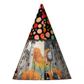 かわいい城アリスルイスのキャロルドット パーティーハット (裏面)