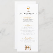 かわいい場所の設定&ワイングラスのメニュー メニュー (正面/裏面)