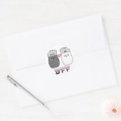 かわいい塩胡椒BFF ラウンドシール (封筒)