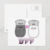 かわいい塩Pepper BFF ポストカード (正面/裏面)
