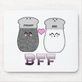 かわいい塩Pepper BFF マウスパッド