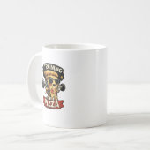 かわいい変なユーモア グラフィック コーヒーマグ コーヒーマグカップ (正面左)