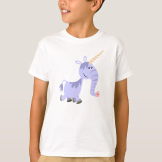 かわいい変わった漫画ユニコーンの子どもTシャツ Tシャツ