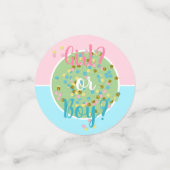 かわいい夏のおもしろいカラフル紙吹雪ドット コンフェッティ (スモール正面)