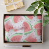 かわいい夏のかわいい水彩スイカ 薄葉紙 (ギフト)