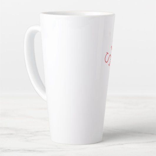 かわいい夏のアイスクリームコーンと散水 カフェラテマグ (左アングル)