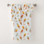 かわいい夏のアイスクリーム バスタオルセット (インサイチュ)