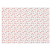 かわいい夏のイチゴと花 テーブルクロス (正面(横))