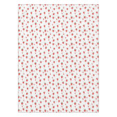 かわいい夏のイチゴと花 テーブルクロス (正面)