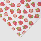 かわいい夏のイチゴの模様 薄葉紙 (詳細)