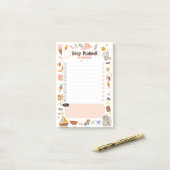 かわいい夏のイラスト日常計画帖 ポストイット (デスク上)