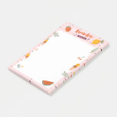 かわいい夏のイラスト アイスクリーム フルーツ ポストイット (アングル)