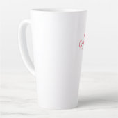 かわいい夏のコーヒー豆 カフェラテマグ (左アングル)