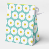 かわいい夏のデイジー模様（青） フェイバーボックス (裏面サイド)