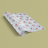 かわいい夏のビーチボールおもしろいパターン ラッピングペーパー